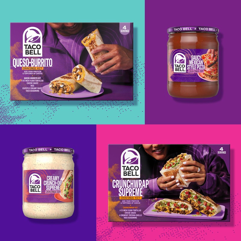 Taco Bell Crunchwrap Supreme Cravings Kit, 22.6 oz Box