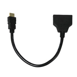 HDMI Splitter TV Monitor Screen Share Simultaneous Output 1 Input to 2 Outputs