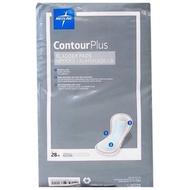 Medline Contour Plus Bladder Pads , Pack Of 28 Count Medline Industries