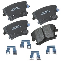 Bendix Bendix Premium SBC1057SR Ceramic Rear Brake Pads for Chrysler 300 2022-2005, Dodge Challenger 2022-2009, Charger 2022-2006, Magnum 2008-2005