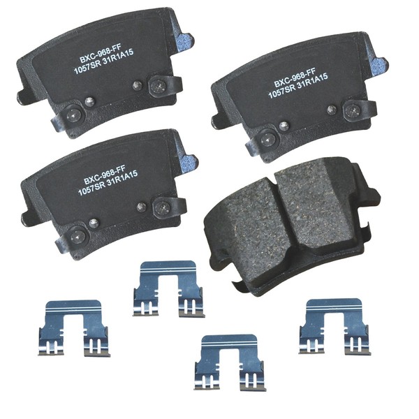 Bendix Bendix Premium SBC1057SR Ceramic Rear Brake Pads for Chrysler