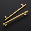 HOME EDIT 5 Pack 8-3/4 inch Gold Cabinet Handles Square