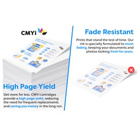 CMYi CMYi LC203BK Black Replacement Ink Cartridge for Brother DCP-J4120DW, MFC-J4320DW, J4420DW, J460DW, J4620DW, J4625DW, J480DW, J485DW, J5320DW, J5520DW, J5620DW, J5625DW, J5720DW, J680DW (2 Black)