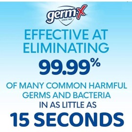 Germ-X - Advanced Hand Sanitizer 70% alcohol - Pack of 6 - 2 Fl Oz (Travel size)