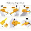 Gasea 8pcs Woodworking Doweling Jig Kit, 6/8/ 10mm Drill Guide