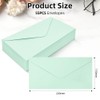 AMFUN 55 Pack Invitation Envelopes, Diamond Gummed Self Seal Envelope,