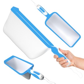 The Skimmie Swim-N-Scoop – in-Pool Handheld Skimmer Net for Scooping Debris, Leaves, and Bugs While Swimming