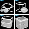 2 Pcs Fish Tank Breeder Net,Plastic Frame Hatching Box,Fish Tank