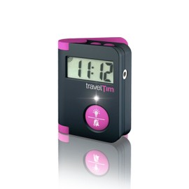 Humantechnik Travel Tim Magenta Travel Alarm Clock, 7 x 3 x 9.5 cm, 132 g