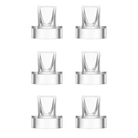 Válvulas de pico de pato compatibles con Momcozy/TSRETE/HAUTURE/PADRAM/LoveOfLive/OMFMF, uso con repuesto de piezas S9 Pro/S10/S12, accesorios de extractor de leche portátiles (juego de 6 piezas)