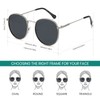 Cyxus Sunglasses Round Men Women Retro Polarised Sunglasses Outdoor UV