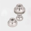 M6 Knurled Thumb Nuts, Round Knobs, Stainless Steel 2PCS