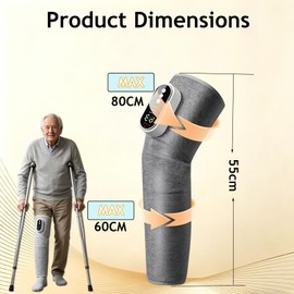 Cordless Leg & Knee Relaxation Massager, Air Compression Massage Wrap
