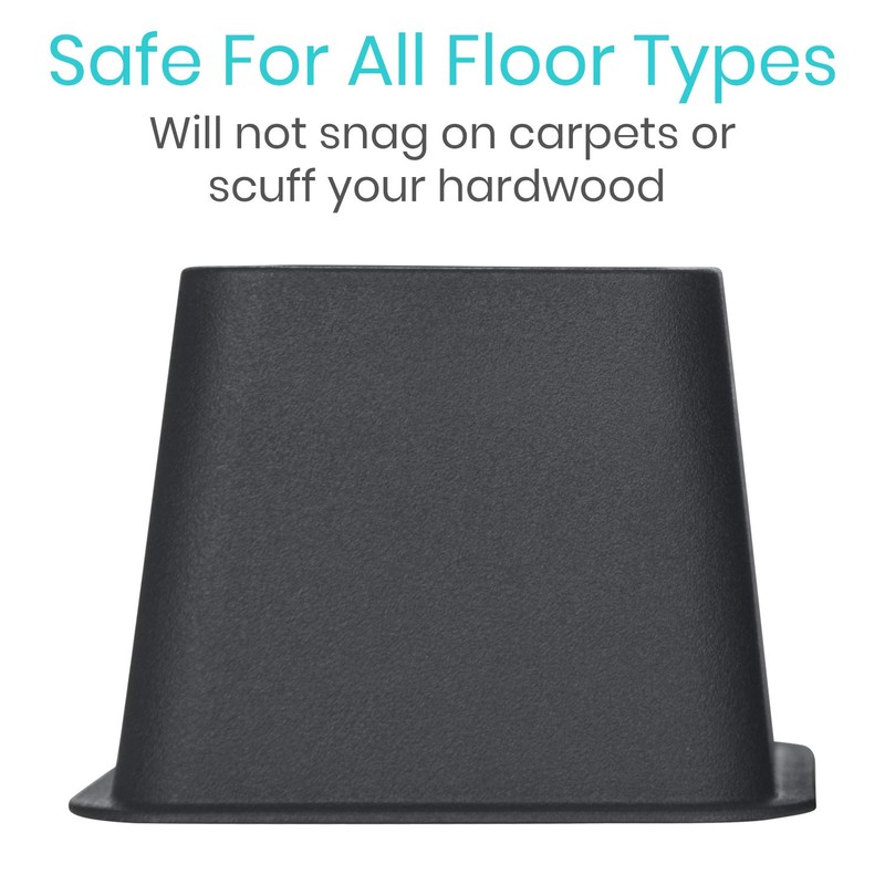 Vive Bed Risers Heavy Duty (4 Pack - 3 Inch)