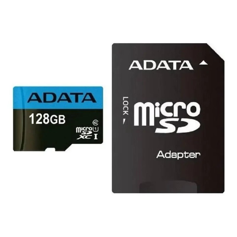 Tarjeta de memoria Adata AUSDX128GUICL10 85-RA1 Premier con adaptador SD