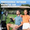 GODCTSUP Upgrade Golf Cart Fan Rechargeable with Magnetic Base, Portable