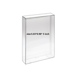 WICAREYO 10pcs Carts Clear CIB Case Sleeve Box Kunststoff Schutzhüllefür Gameboy Farbe Advance GBA GBC Patronenschutz