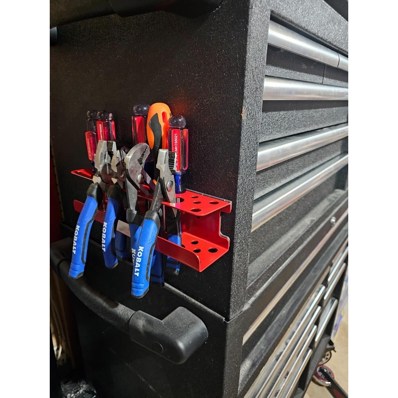 ULIBERMAGNET Magnetic Screwdriver Holder,Heavy Duty Pliers Metal Organizer Rack,Wall Mount