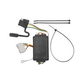 TEKONSHA 118424 T-One® T-Connector Harness, 4-Way Flat, w/Circuit Protected ModuLite® Module, Compatable with 2007-2013 Acura MDX, Black