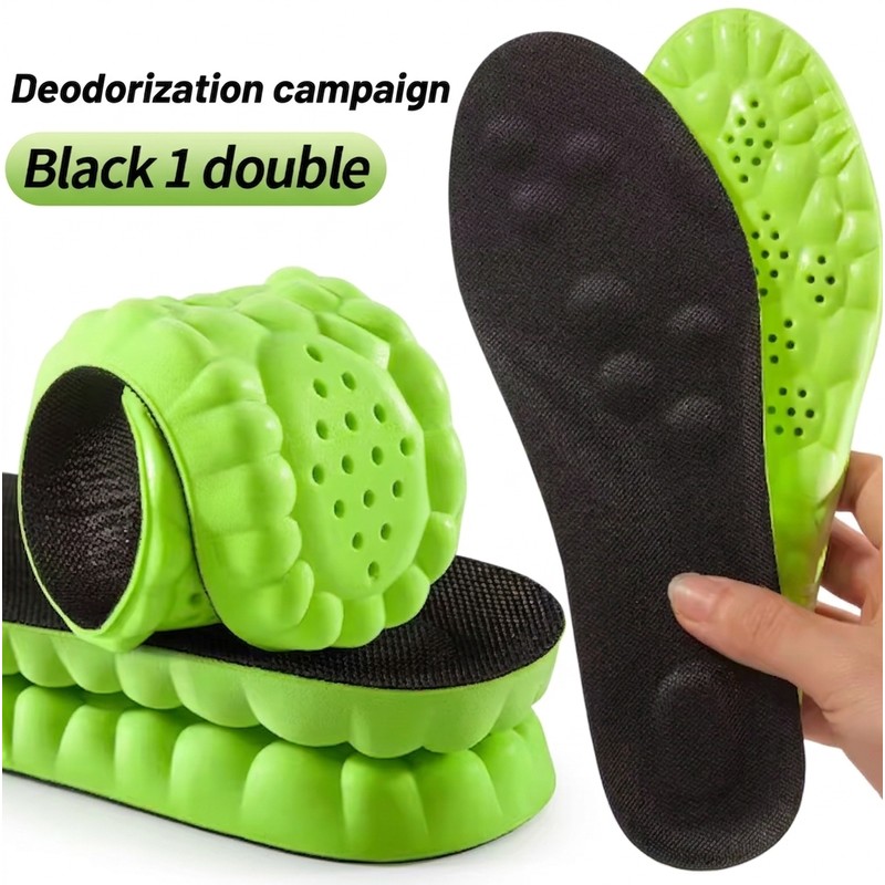4D Latex Sports Insoles for Running & Daily Wear –