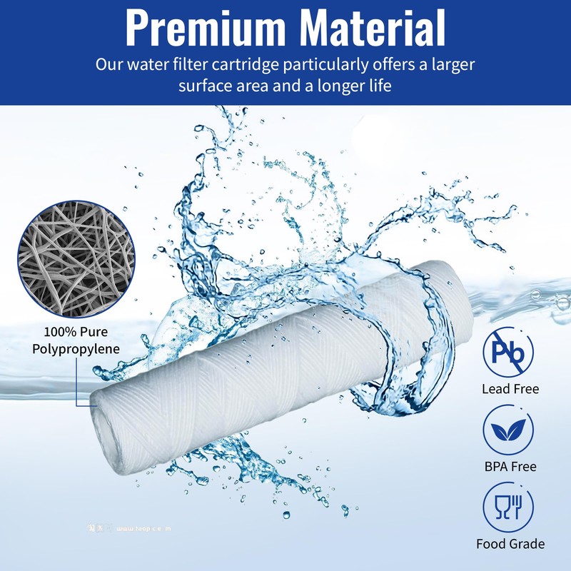 Smart Pack, GE FXWSC Compatible Universal Whole House Sediment String