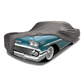 CarsCover Custom Fit 1958-1972 Chevy Impala/Bel Air/Biscayne Car Cover Ironshield Leatherette All Weatherproof Waterproof 100% Block Sun, Rain, Dust