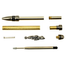 Penn State Industries PKSCERGM Soccer Twist Ballpoint Pen Kit Woodturning Project (Gun Metal)