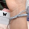 Always Believe in Yourself Butterfly Bracelet--Adjustable String Butterfly Bracelets,Adjustable Hand