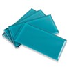 Soulscrafts Glass Tile for Backsplash, Glass Subway Tile 3x6 Inch