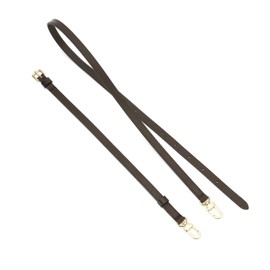 Senral Vachetta Shoulder Bag Strap for Pochette Metis, Toiletry Pouch 26, Alma, Brown 2s Width 1.2cm ( 0.47inch )Gold