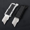 ainhue RU36-B Retractable Utility Knife, 3.66 Inch Aluminum Ergonomic Handle