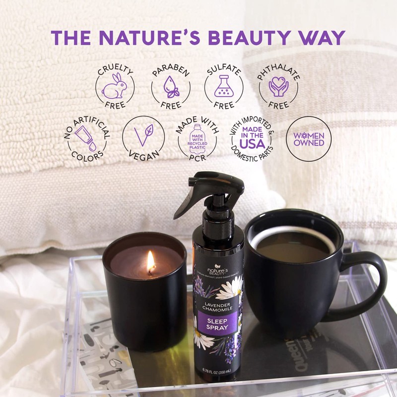 Nature's Beauty Lavender Chamomile Sleep Spray Multi-Pack - Sleep Well