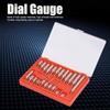 22-piece dial gauge, pointed tip dial gauge, indicator replacement measuring