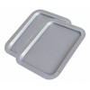 2X 36cm Large Baking Roasting Oven Tray Superior Double Coated