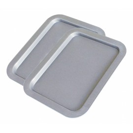 2X 36cm Large Baking Roasting Oven Tray Superior Double Coated Non Stick Made in England