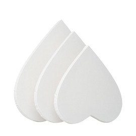 TRANSON 3 Sizes Heart Shaped Stretched Canvas Primed Ready for Painting