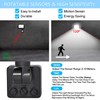 HANNAHONG LED Flood Light Outdoor,6500K Security Lights, Plug in Motion
