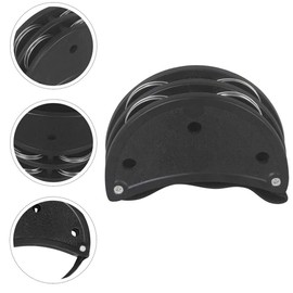 Poemtian Foot Tambourine Percussion Musical Instrument Drum Instrument Accessory Metal Foot Rattle