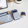 AZIO IZO Wireless Mechanical Calculator & Number Pad (Blue/Gold) -