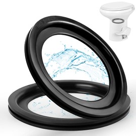 GuoluvSoo 2 Pack RV Toilet Seal Replacement 385311658 for Dometic 300/310/320 Series - High-Grade Leak-Proof Rubber Flush Ball Gasket Replacement for Odor Control & Water Tight Seal, Easy Installation