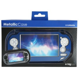 BigBen Metallic Blue Hard Case Cover for Sony PS Vita PSV PSVITA Console