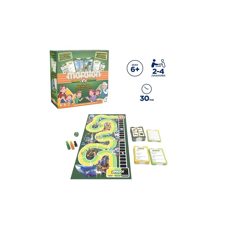 Juego DE Mesa MARATON Chicos VS Grandes Caja Carton