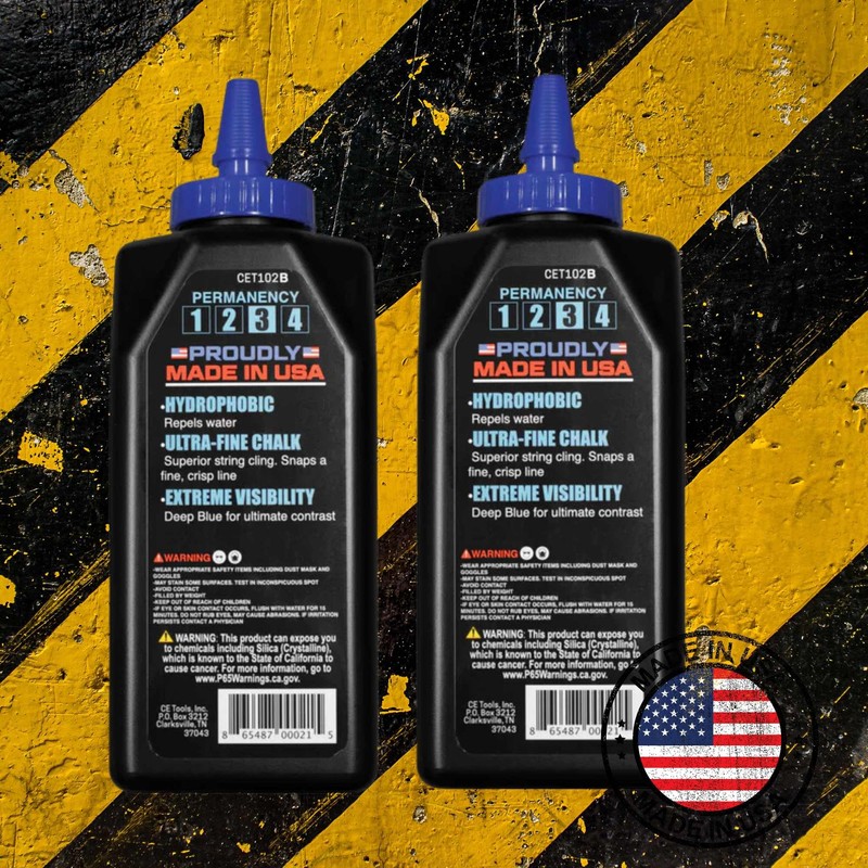 Making Chalk Blue 10oz (2 Count) CETOOLS, MADE IN USA