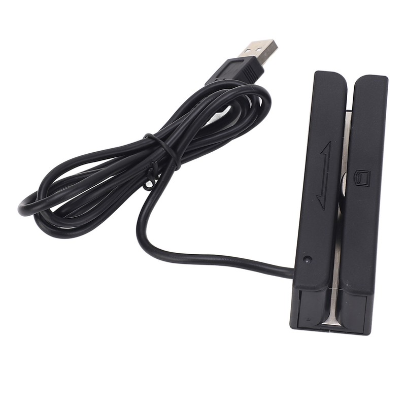 3 Track Magnetic Stripe Card Reader Bidirectional Manual USB Card