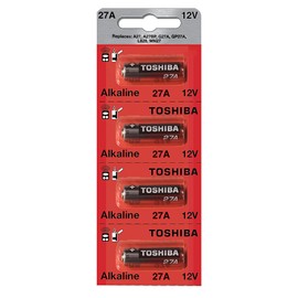 Toshiba Alkaline 27A GP27A MN27 A27BP 12 Volt Battery (4 Batteries)