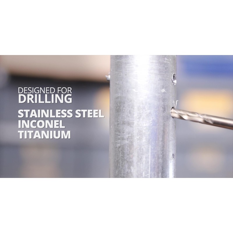 Drill America 9/64" Quick Change Cobalt Drill Bit with Hex