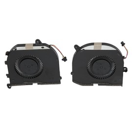 Fan for XPS 15 9570 7590 Series 008YY9 0TK9J1 Laptop Replacement, 4 Pin Notebook Cooler with Fast and Quiet Heat Dissipation, Easy Installation (CPU and GPU Fan)