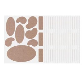 DUOBEY 220 pcs moleskine Bandage, Moleskin Blister Pads, Moleskin Blister Tape, Blister Bandages are Suitable for preventing Chafing blisters, Protecting Steps to Reduce Friction and Heel Pain