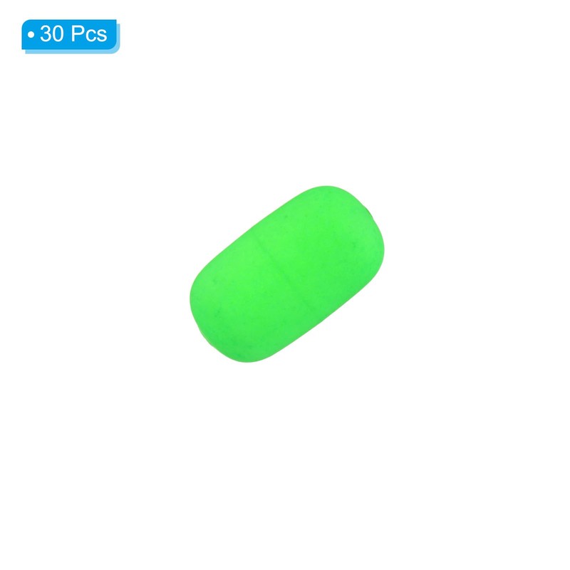 PATIKIL 30pcs Fishing Foam Floats 0.7" Snell Floats Fly Fishing