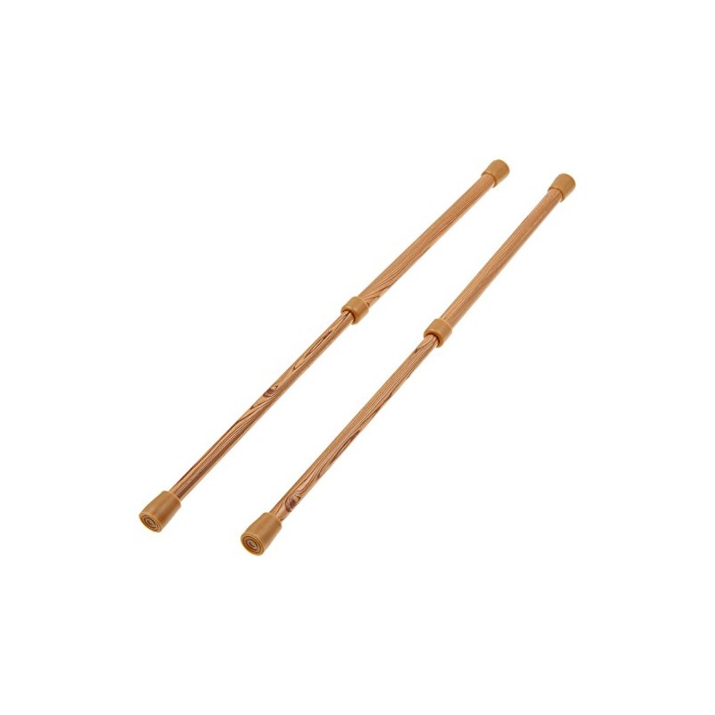 Caravan Motorhome Cupboard Keeper Telescopic Retaining Bars Poles BROWN 26-44